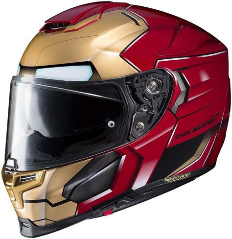 Iron Man Motorcycle Helmets - webBikeWorld