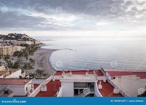 Imagem Da Paisagem Da Praia Da Constru O E Do Mar Imagem De Stock