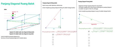 Menghitung Diagonal Ruang Balok Cara Menghitung Volume Kubus Halaman