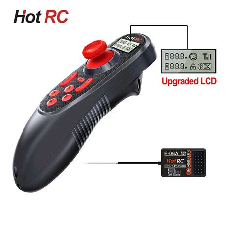 Hot HOTRC Rc DS 600 2 4GHz FHSS Radio System Transmitter Remote Controller DS600 PWM 6CH