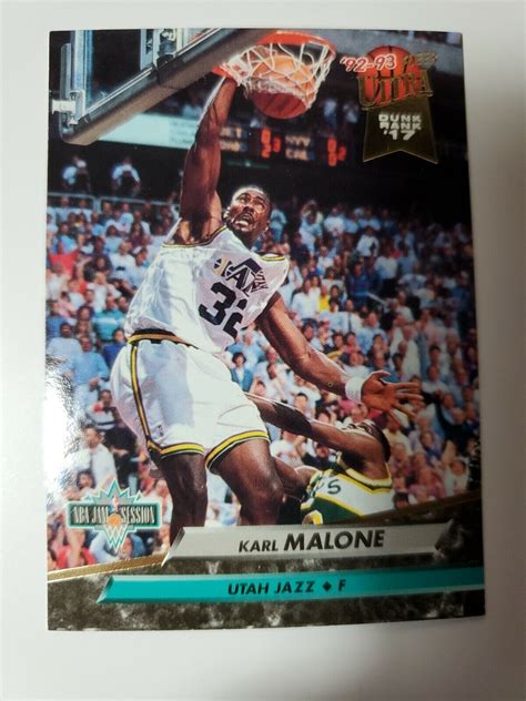 1992 93 Fleer Ultra Karl Malone Card 217 EBay