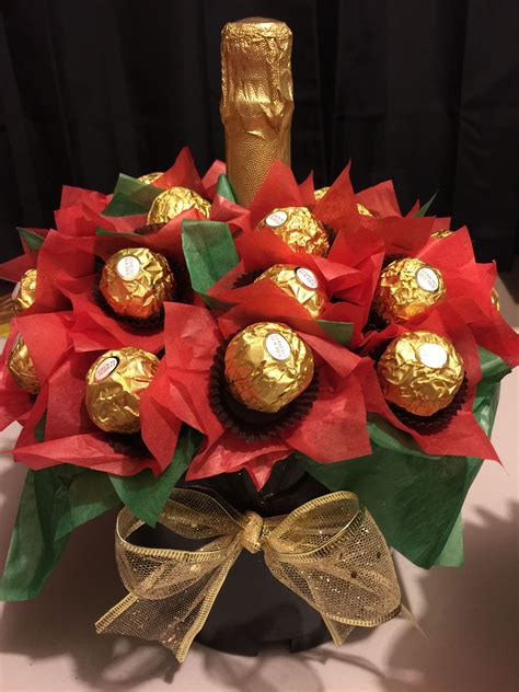 Edible Plant Made From Ferrero Rocher Great Christmas Gift Great