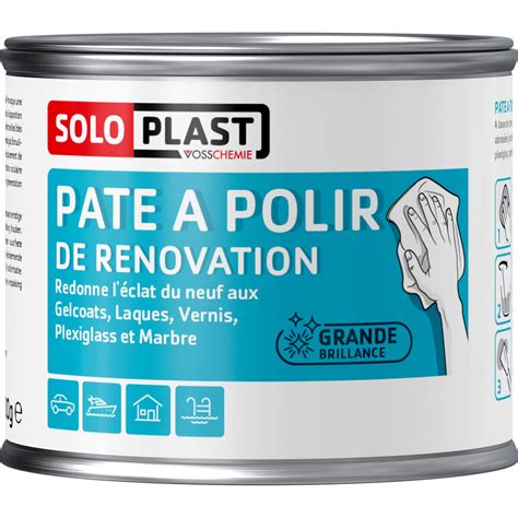 Pâte à polir de rénovation SOLOPLAST 200 g Leroy Merlin