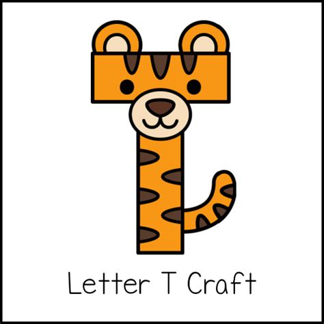 Letter T Craft Printables Club