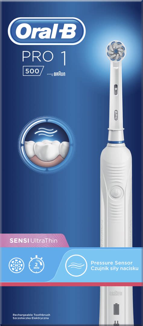 ORAL B Pro 1 500 elektryczna szczoteczka do zębów z wbudowanym