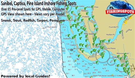 Fort Myers Gps Fishing Spots Including Sanibel Captiva And Pine Island