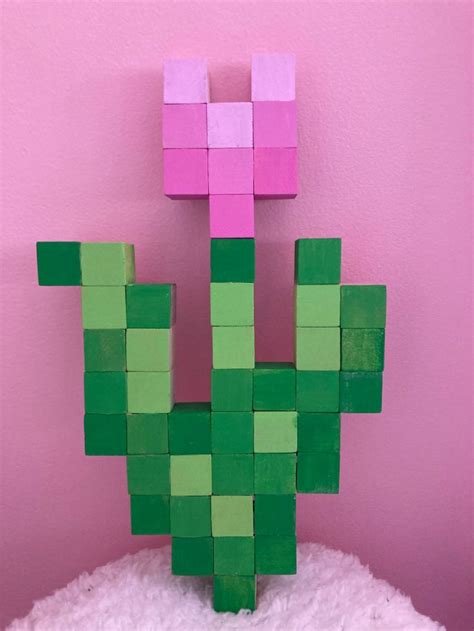 minecraft tulip Manualidades Artesanías bonitas Manualidades fáciles