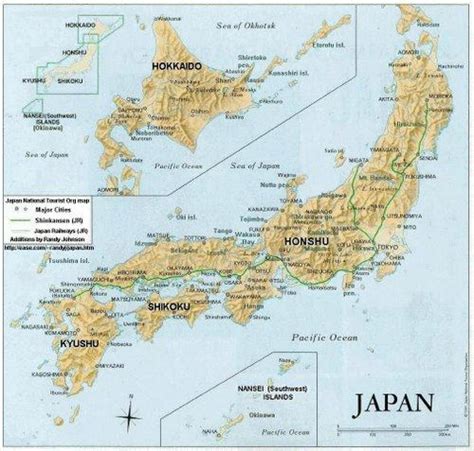 Carte Détaillée Du Japon Voyage Carte Plan