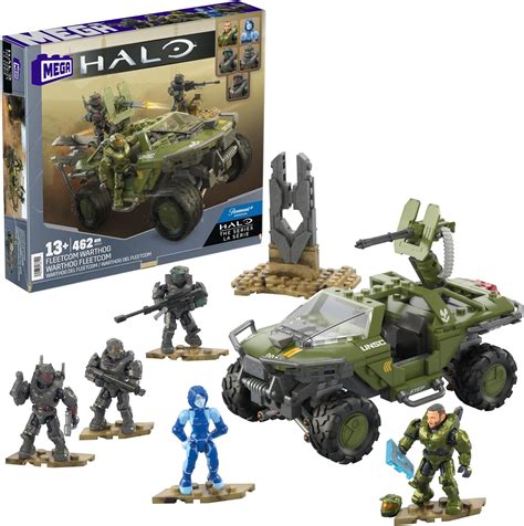 MEGA CONSTRUX Halo Warthog del Fleetcom Juguete Construcción