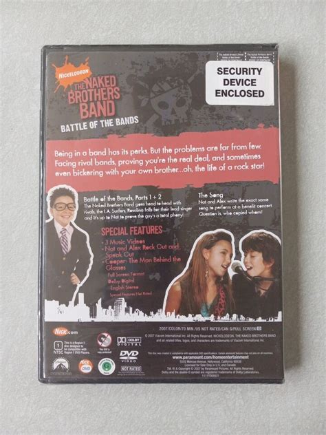 The Naked Brothers Band Battle Of The Bands DVD Nickelodeon New Sealed EBay