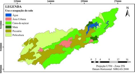 29 Uso E Ocupa O Do Solo Da Bacia Do Rio Tapacur A Cen Rio De