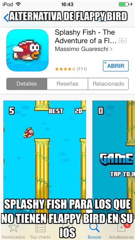 Splashy Fish Gratis En App Store Meme Subido Por XX ElFranco Xx