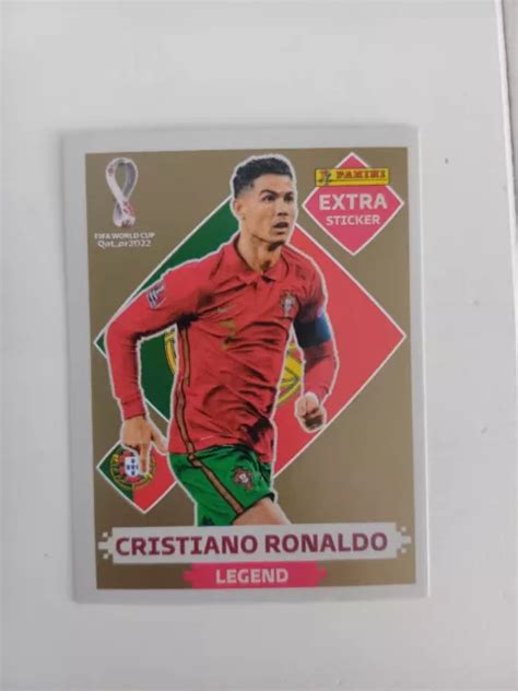 Panini Wm Qatar Extra Sticker Gold Cristiano Ronaldo Brazil