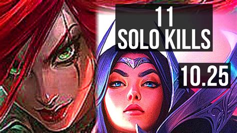 KATARINA Vs IRELIA MID Rank 4 Kata 11 Solo Kills 21 3 13