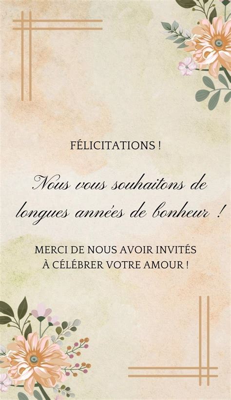 V Ux De Mariage Originaux Textes Et Cartes De F Licitation