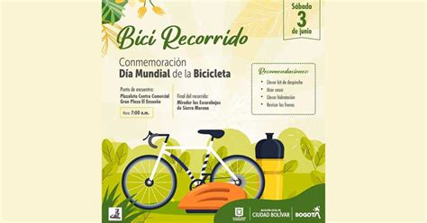 Celebra el Día Mundial de la Bicicleta en Ciudad Bolívar 3 de junio