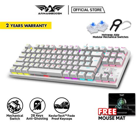 Armaggeddon Mka C Neo Psychraven Gaming Keyboard Keys