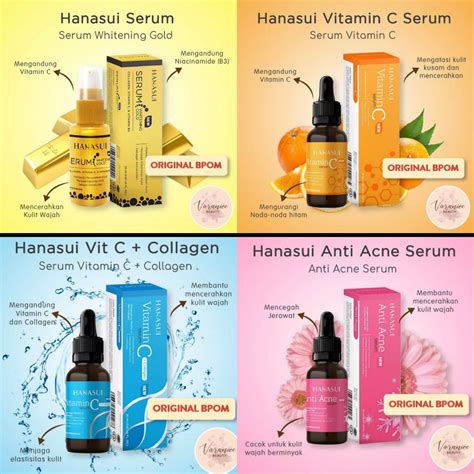 Kenali Serum Hanasui Jenis Manfaat Dan Cara Penggunaan Alma 2015