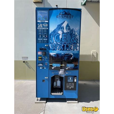 Everest Vx Bagged Ice And Filtered Water Station Vending