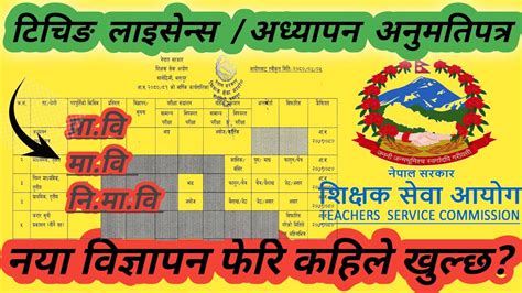 Mabi Teaching License Kahile Khulx Secondary Teacher Licence 2081