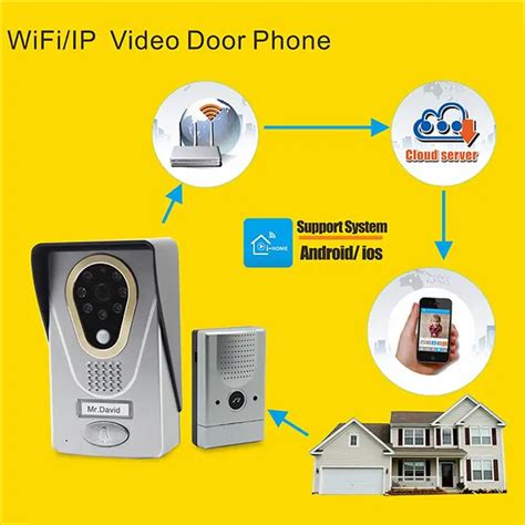 Smart Phone Android IOS APP Support Wifi Doorbell Door Phone Intercom