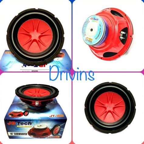 Jual Subwoofer Jb Tech Jt 1033 10 Inch Double Voice Coil Av Shopee