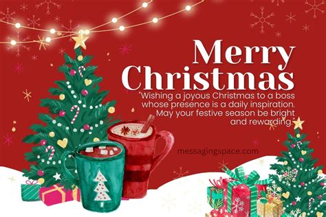 Funny Sweet Merry Christmas Quotes For Boss