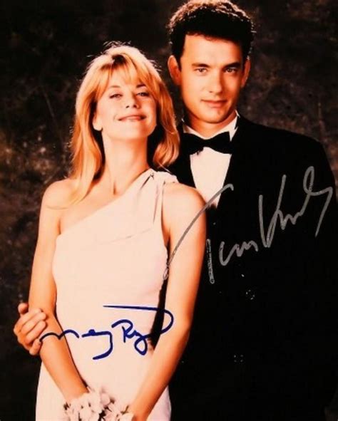 Tom Hanks and Meg Ryan signed portrait photo | EstateSales.org