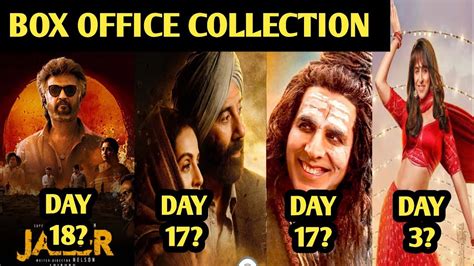 Jailer Day 18 Vs Gadar 2 Vs Omg 2 Vs Dream Girl 2 Box Office Collection