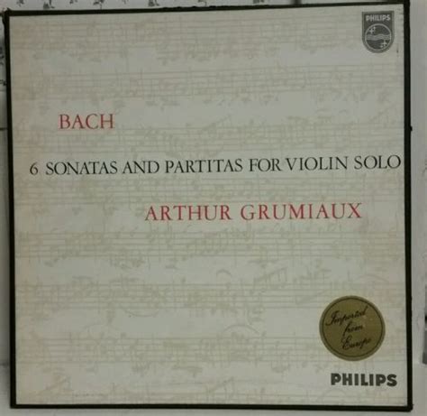 Popsike ARTHUR GRUMIAUX BACH 6 Sonatas And Partitas PHILIPS 3LP