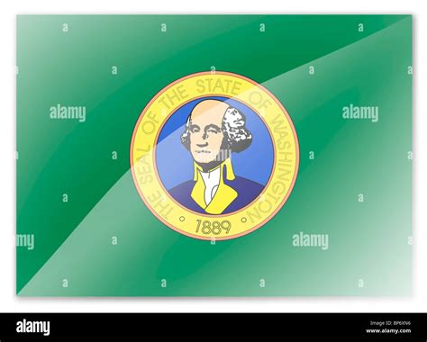 Washington State flag Stock Photo - Alamy