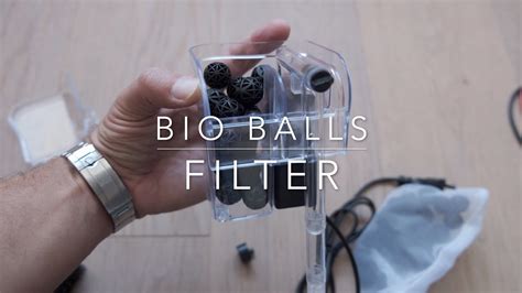 Bio Balls In Aquarium Filter Youtube