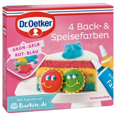 Dr Oetker Back Und Speisefarben X G Lebensmittelfarben Rot