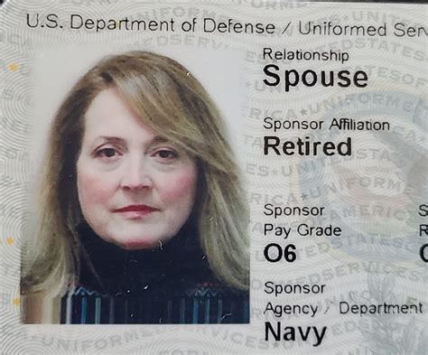 Retired Military Dependent Id Card Scannable Id Card Maker Id Card News Online