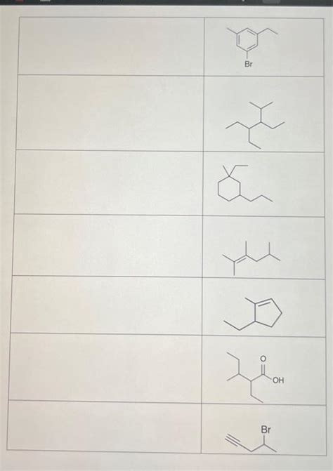 Solved Begin{tabular}{ L L } Hline Name And Structural