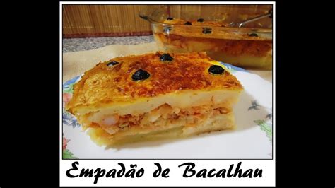 Empad O De Bacalhau Receita Fac Lima Youtube