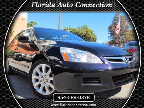 Find Used 07 Honda Accord EX Certified V6 Leather Sunroof Clean Carfax