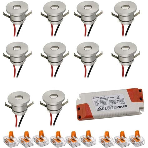 Mini Spotlights Er Funk Set Alu Led Mini Recessed Spotlight Ip