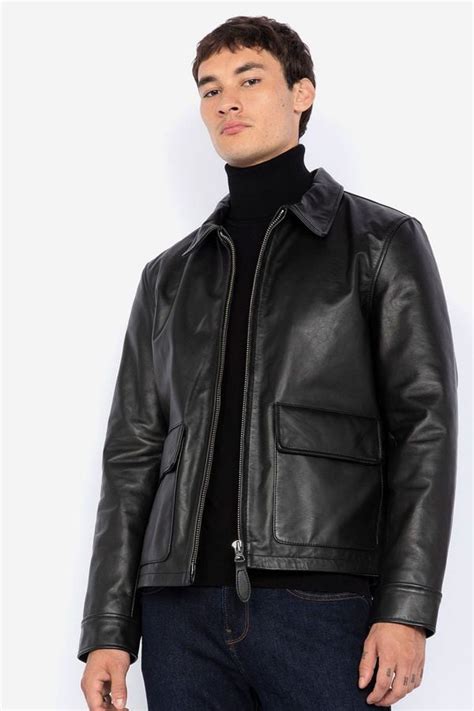 Chaqueta Hombre Schott Lcarizona Black City Piel Es