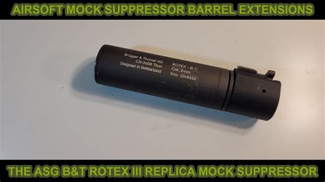 Asg B T Rotex Iii C Mock Airsoft Suppressor Review Youtube