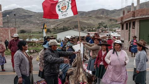 Las Protestas Se Mantienen En El Del Territorio Peruano Sin