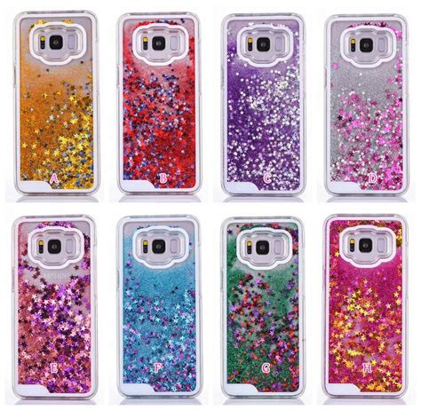 Liquid Glitter Hard Plastic Case For Samsung Galaxy S8 S8 Plus S8 Star