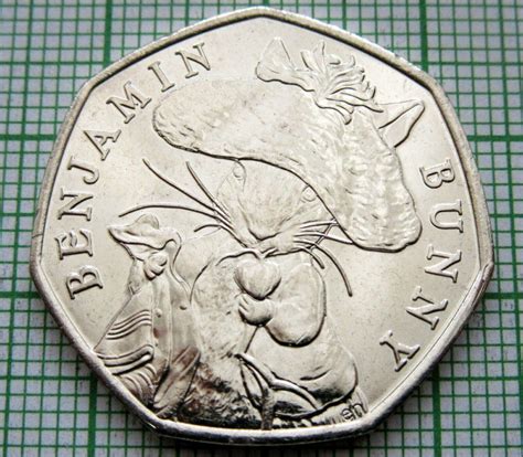 Benjamin Bunny 50p 2017 How Much Is The Benjamin Bunny Coin Worth