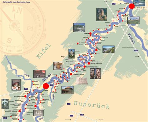 Mosel Castles Map