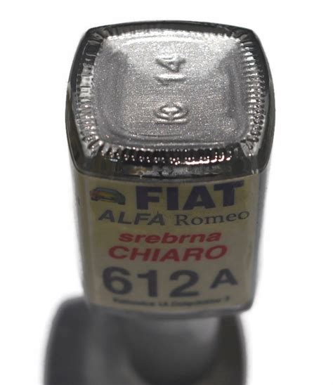 LAKIER FIAT 612A SREBRNA CHIARO ZAPRAWKA DO RYS ARA 10 ML 612A FIAT Za