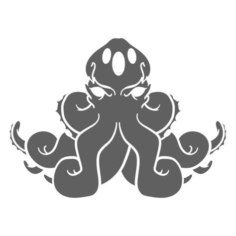 Folklore Creature Kraken Sitting PNG SVG Design For T Shirts