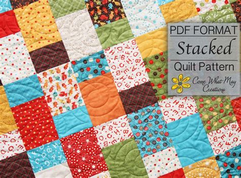 Layer Cake Quilt Pattern Baby Quilt Pattern Lap Quilt