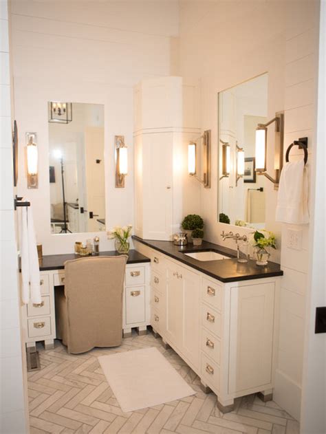 L Shaped Bathroom Vanity Cabinet