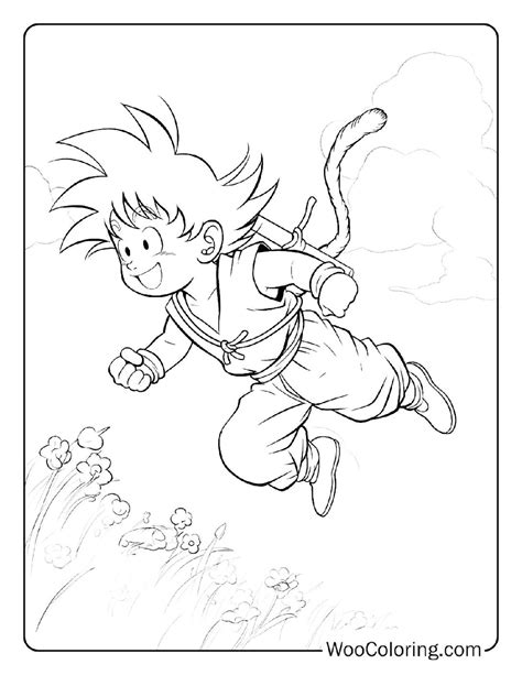 100 Goku Coloring Pages Free Printable Pdf Woo Coloring