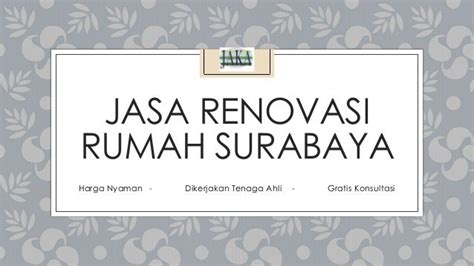 Contoh Rab Renovasi Rumah 2 Lantai Excel Situs Properti Indonesia